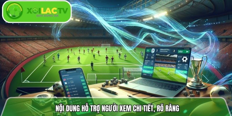 Nội dung hỗ trợ người xem chi tiết, rõ ràng